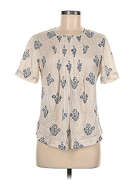 Madewell Short Sleeve Silk Top (view 1)