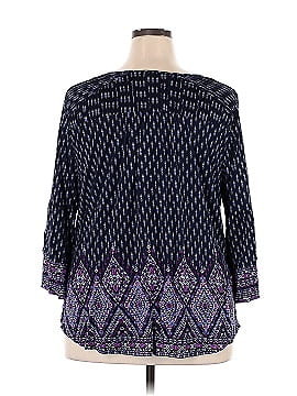 Style&Co 3/4 Sleeve Blouse (view 2)