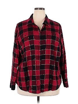 St. John's Bay Long Sleeve Button-Down Shirt (view 1)