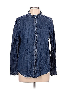 Ann Taylor LOFT Long Sleeve Button-Down Shirt (view 1)