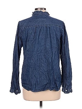 Ann Taylor LOFT Long Sleeve Button-Down Shirt (view 2)