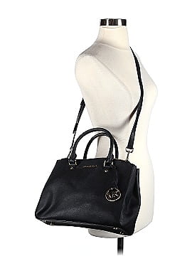 MICHAEL Michael Kors Leather Satchel (view 2)