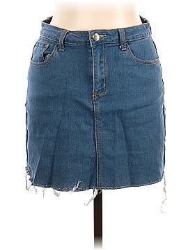 Denim Blvd Denim Skirt (view 1)