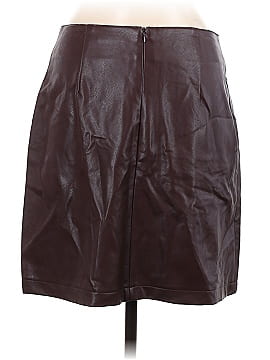 Dex Faux Leather Skirt (view 2)