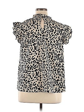 Shein Curve Short Sleeve Blouse (view 2)