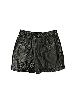 BA&SH Leandro Leather Shorts (view 2)