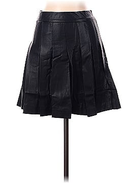 Akaiv Faux Leather Skirt (view 1)
