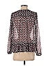 Scotch & Soda 100% Polyester Burgundy Long Sleeve Blouse Size P (petite) - photo 2