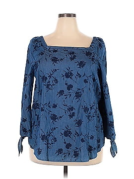 Liz Claiborne Long Sleeve Blouse (view 1)