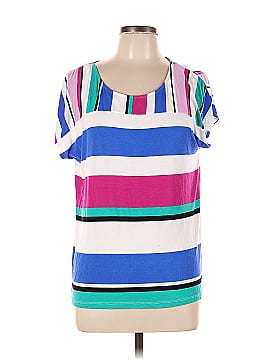 Dana Buchman Short Sleeve Blouse (view 1)