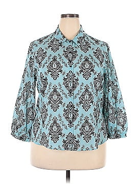 Fittin 3/4 Sleeve Blouse (view 1)