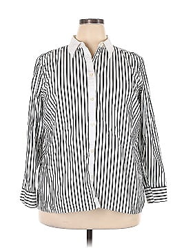 Lauren by Ralph Lauren Long Sleeve Button-Down Shirt (view 1)