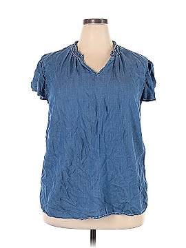 Evri Short Sleeve Blouse (view 1)