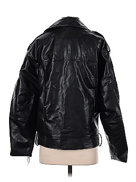 Zara Faux Leather Jacket (view 2)