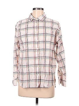 Ann Taylor LOFT 3/4 Sleeve Button-Down Shirt (view 1)