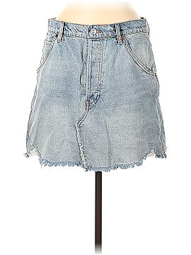 We the Free Denim Skirt (view 1)