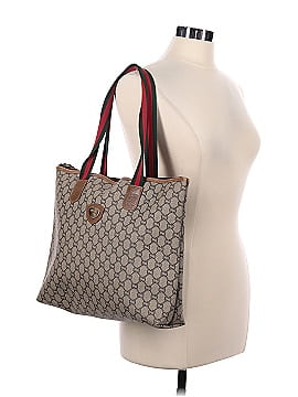 Plus Gucci Vintage Canvas GG Plus Monogram Tote Bag (view 2)