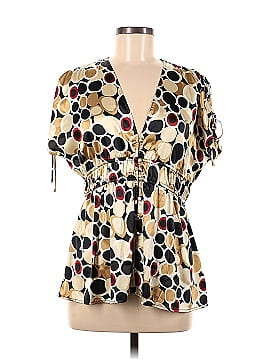 BCBGMAXAZRIA Short Sleeve Blouse (view 1)