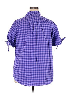 Roaman's Short Sleeve Button-Down Shirt (view 2)