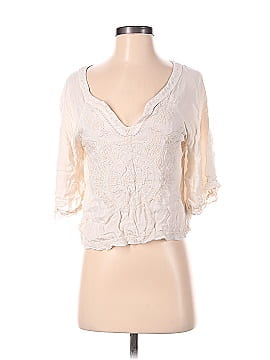 American Eagle Outfitters Short Sleeve Blouse (view 1)