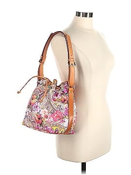 ETRO Coated Canvas Paisley Print Bucket Bag (view 2)