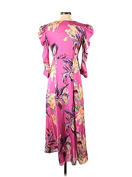 PatBO Pink Floral Puff Sleeve Dress (view 2)