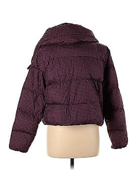 Bacon Violet Houndstooth Puffa Jacket (view 2)