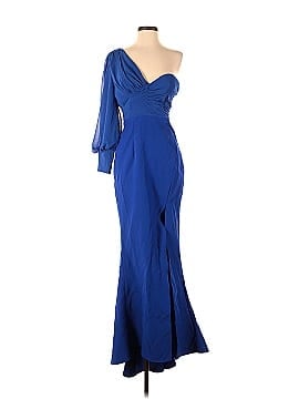 Elle Zeitoune Charles One Shoulder Gown (view 1)