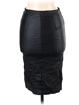ANGL Faux Leather Skirt (view 2)