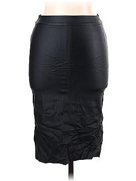 ANGL Faux Leather Skirt (view 1)