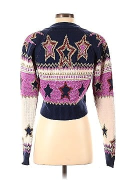 Paco Rabanne Printed Puff Sleeve Cardigan (view 2)