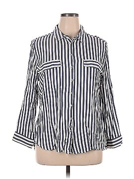 Alexander Jordan 3/4 Sleeve Button-Down Shirt (view 1)