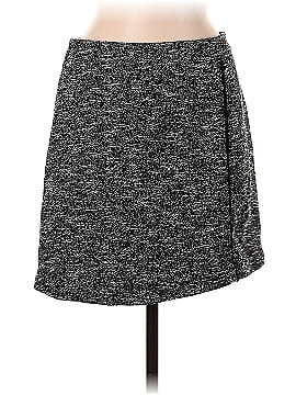 Slate & Willow Black Tweed Skirt (view 1)