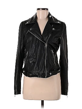 Slate & Willow Leather Moto Jacket (view 1)