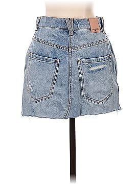 We the Free Denim Skirt (view 2)