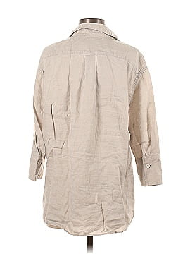 Zara 3/4 Sleeve Button-Down Shirt (view 2)