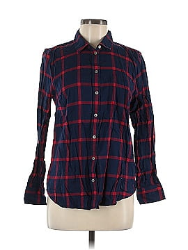 J.Crew Factory Store Long Sleeve Button-Down Shirt (view 1)