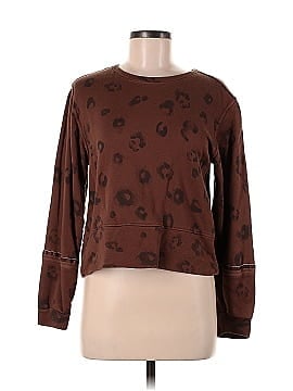 Splendid Corinna Leopard Print Sweatshirt (view 1)