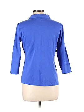 Karen Scott 3/4 Sleeve Button-Down Shirt (view 2)