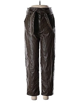 Marissa Webb Collective Tie Front Faux Leather Pants (view 1)