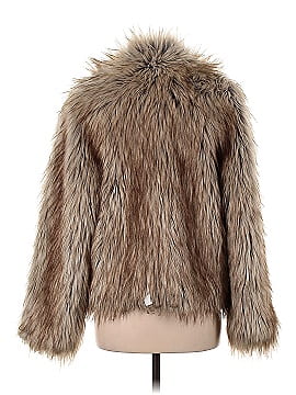 Unreal Fur Natural Faux Fur Delish Jacket (view 2)