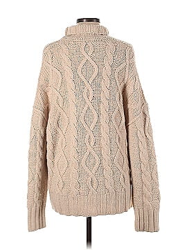 Vanessa Bruno Sahel Cable Knit Turtleneck Sweater (view 2)