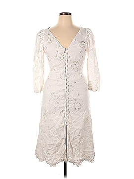 Rebecca Taylor Terri Embroidered V-Neck Dress (view 1)