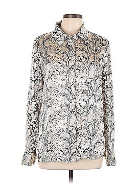 Reformation Long Sleeve Silk Top (view 1)