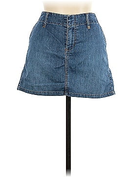 Express Denim Skirt (view 1)