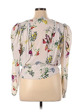 Chelsea And Walker White Floral Long Sleeve Top (view 2)