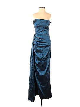 Elle Zeitoune Paulina Strapless Satin Gown (view 1)