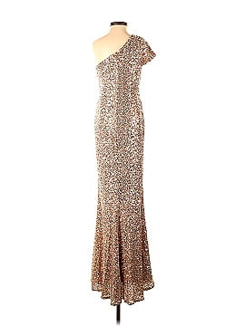 Badgley Mischka Blush Sequin Gown (view 2)