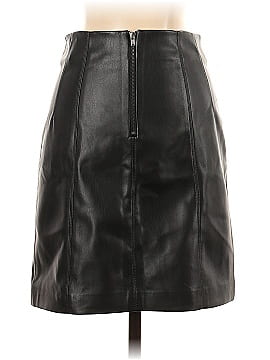 Versona Faux Leather Skirt (view 2)