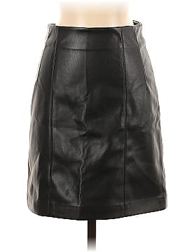 Versona Faux Leather Skirt (view 1)